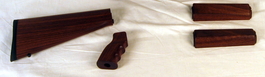 wood ar15 carbine stock set complete
