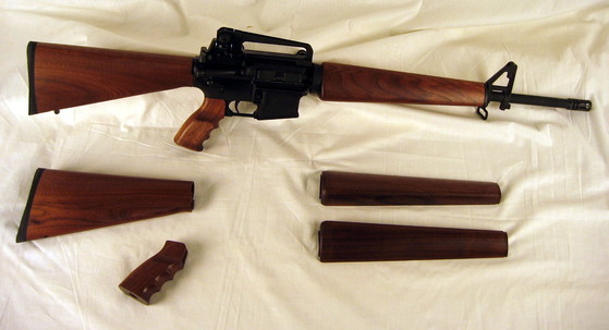 ar15 wood complete set